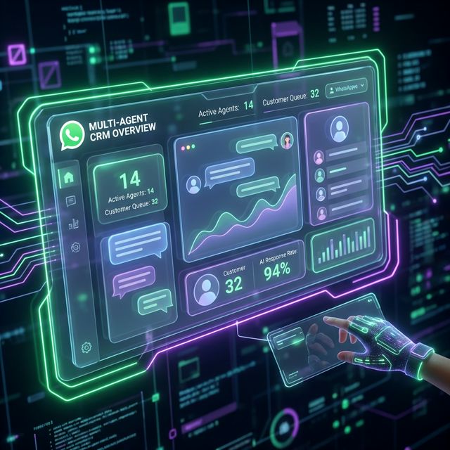 CRM Dashboard Interface